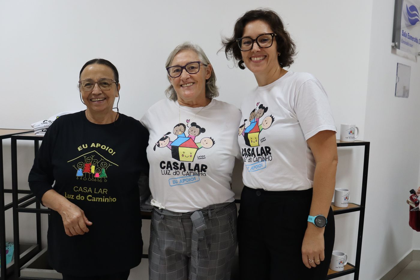 Equipe da Casa Lar Luz do Caminho